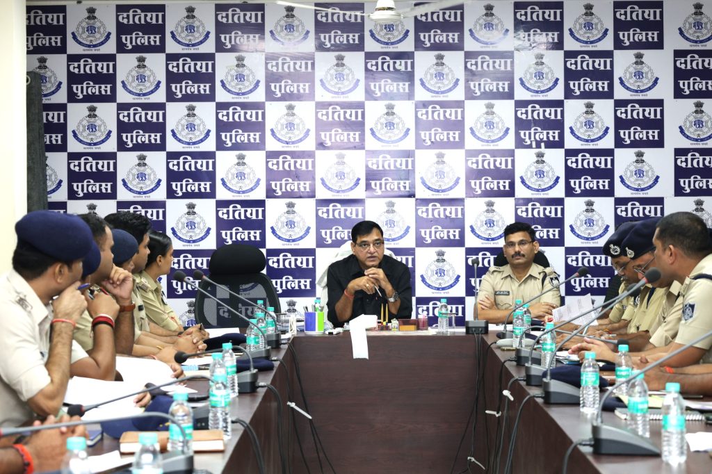 Meeting, Datia Police