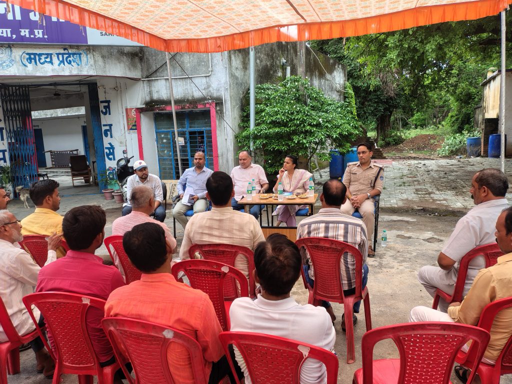 Datia Police, शांति समिति की बैठक